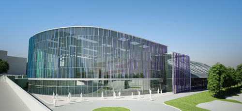 Proposed Design for Birmingham Aquatics and Leisure Centre
