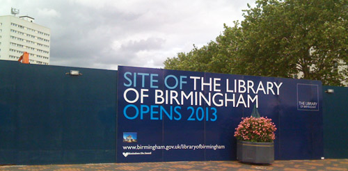 Site of the new Library of Birmingham